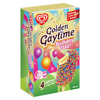Streets Golden Gaytime Ice Cream Birthday Cake