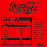 Coca-Cola Zero Sugar Soft Drink Can