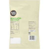 Black & Gold Desiccated Coconut