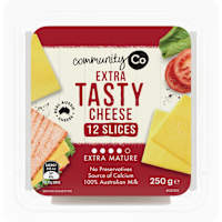 Community Co Sliced Extra Tasty Cheese
