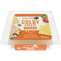Community Co Sliced Colby Cheese