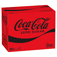 Coca-Cola Zero Sugar Soft Drink Multipack Cans