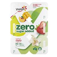 Yoplait Zero Yoghurt Classics Multipack