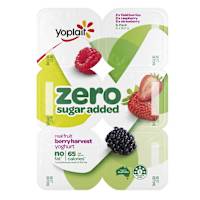 Yoplait Zero Yoghurt Berry Harvest Multipack