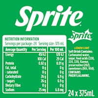 Sprite Lemonade Soft Drink Multipack Cans