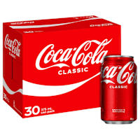 Coca-Cola Classic Soft Drink Multipack Cans