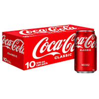 Coca-Cola Classic Soft Drink Multipack Cans