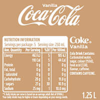 Coca-Cola Vanilla Soft Drink Bottle