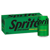 Sprite Zero Sugar Lemonade Soft Drink Multipack Cans