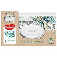Huggies Baby Wipes Fragrance Free Clutch & Go