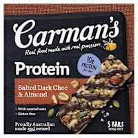 Carman's Salted Dark Choc Almond Gourmet Protein Bars