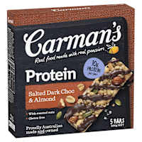 Carman's Salted Dark Choc Almond Gourmet Protein Bars