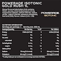 Powerade Isotonic Gold Rush Sports Drink Sipper Cap