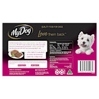 My Dog Wet Dog Food Gourmet Beef Meaty Loaf
