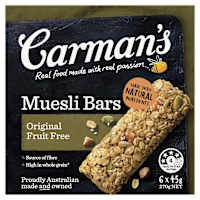 Carman's Original Fruit Free Muesli Bars