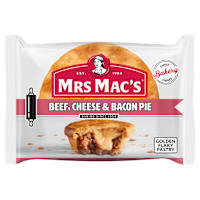 Mrs Mac's Beef, Cheese & Bacon Pie