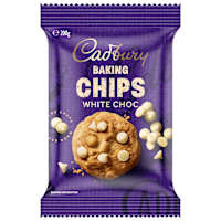 Cadbury Baking Chips White Choc