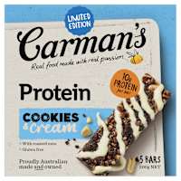 Carman's Protein Cookies & Cream Bars Limited Edition