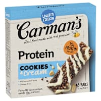 Carman's Protein Cookies & Cream Bars Limited Edition