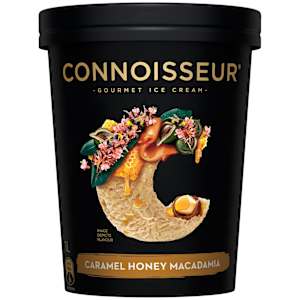 Connoisseur Ice Cream Caramel Honey Macadamia
