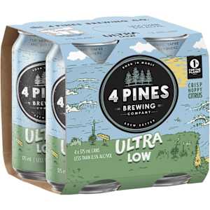 4 Pines Ultra Low Beer Cans