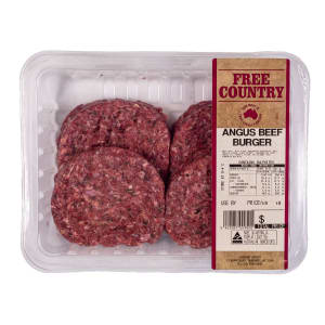 Free Country Angus Beef Burger