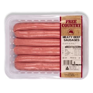 Free Country Meaty Beef Sausage