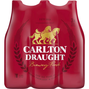 Carlton Draught 750ml Bottles