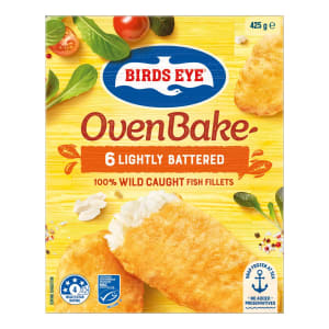 Birds Eye Oven Bake Lightly Battered Fish