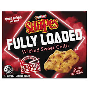 Arnott's Shapes Fully Loaded Wicked Sweet Chilli