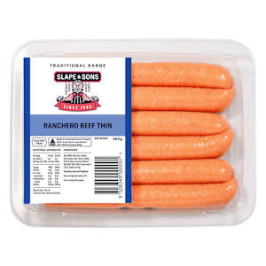 Slape & Sons Ranchero Beef Sausages