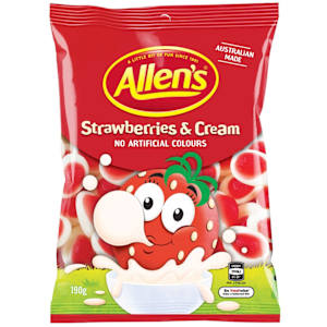 Allen's Strawberry & Cream Lollies Bag