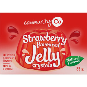Community Co Strawberry Flavoured Jelly Crystals