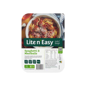 Lite n' Easy Easy Select Spaghetti & Meatballs