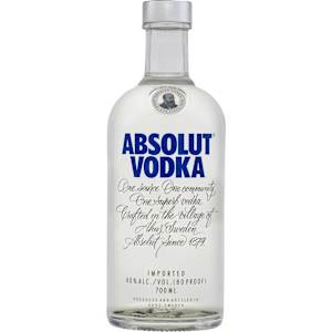 Absolut Vodka Bottle