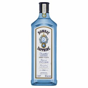 Bombay Sapphire London Dry Gin Bottle 1L