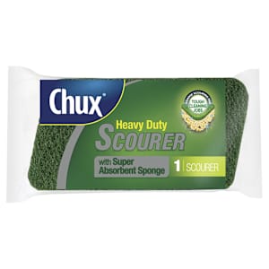 Chux Heavy Duty Scourer with Super Absorbent Sponge