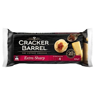 Cracker Barrel Extra Sharp Vintage Cheddar Cheese Block