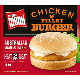 On The Menu Ready Go Eat Burgers Fried Chicken