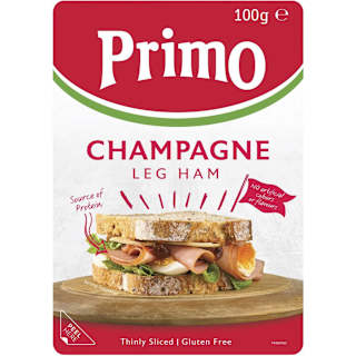 Primo Champagne Leg Ham Thinly Sliced