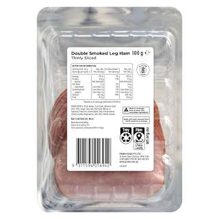 Primo Thinly Sliced Double Smoked Leg Ham