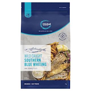 Global Seafoods Wild Caught Southern Blue Whiting