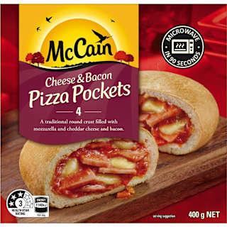 McCain Pizza Pocket Cheese & Bacon 4 pack