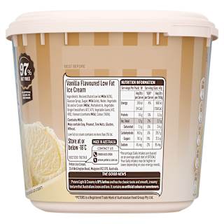 Peters Light & Creamy Classic Vanilla Ice Cream