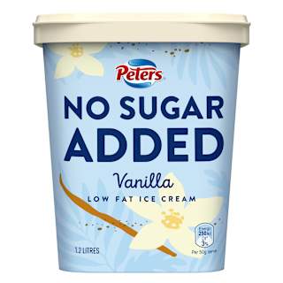 Peters Ice Cream No Added Sugar Creamy Vanilla