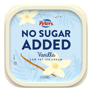Peters Ice Cream No Added Sugar Creamy Vanilla