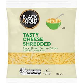 Black & Gold Tasty Shredded
