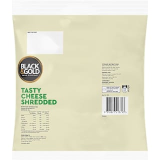 Black & Gold Tasty Shredded