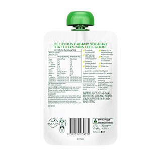 Vaalia Kids Probiotic Yoghurt Vanilla Pouch