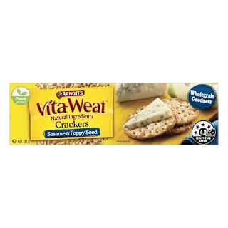 Arnott's Vita-Weat Cracker Sesame & Poppy Seeds